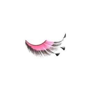    Pink Feather Tipped False Eyelashes