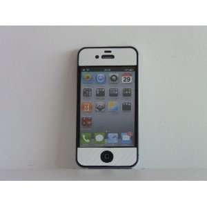 iPhone 4S Scratch Proof Protective Covering (White Carbon 
