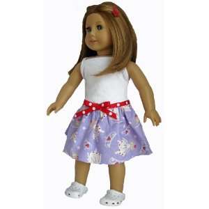  FUN Lavender Fairy Sundress with Ribbon Accent Bow and 
