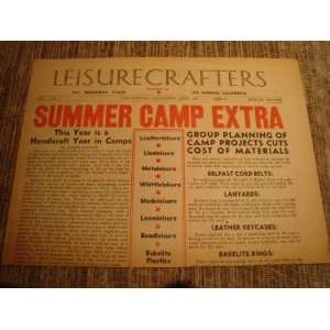   Newspaper Advertisement (Vol 1   No 1) Los Angeles, Ca. Leisurecrafts
