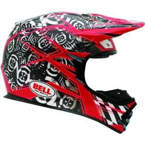  Bell Vibe Mens MX 2 Dirt Bike Motorcycle Helmet   Red 