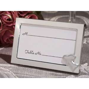  Baby Keepsake Two Hearts become one Place card frame (Set 