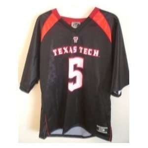 Michael Crabtree Texas Tech #5 Black Small Jersey  Sports 