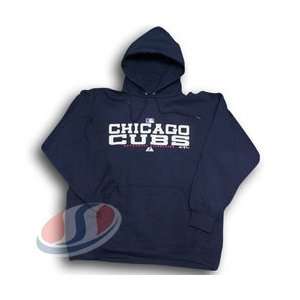 Chicago Cubs MLB Authentic Collection Stack Hooded Sweatshirt 