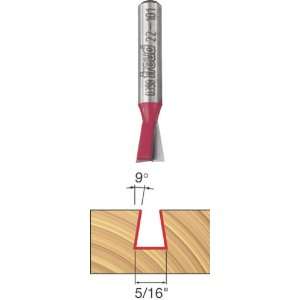 Freud 22 101 5/16 Inch Diameter 9 Degree Dovetail Router Bit with 1/4 