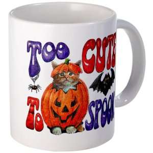  Mug (Coffee Drink Cup) Halloween Too Cute To Spook Jack o 