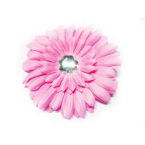 12pc Pink 4 Large Gerbera Daisy Flower Hair Clip Hair Accessories For 