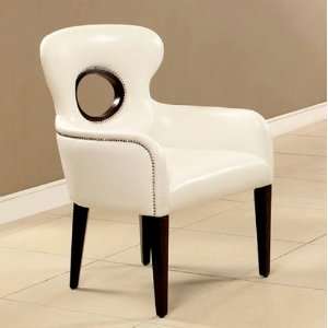 Modern Style Upholstered Retro Accent Arm Chair With Smooth Rounded 