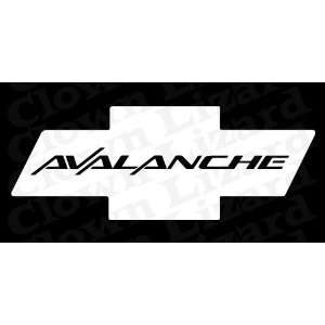 Chevy Avalanche Bowtie Design Rear Window Vinyl Graphic Decal 27 x 