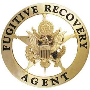  Marshal Style Fugitive Recovery Agent Badge Office 