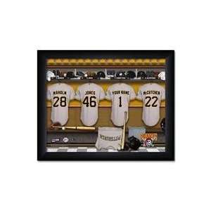   Framed MLB Locker Room Print   Pittsburgh Pirates