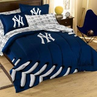 com MLB New York NY Yankees   5pc BOYS BED IN A BAG   Queen Baseball 