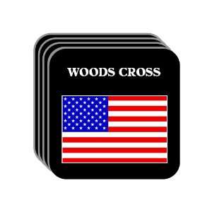  US Flag   Woods Cross, Utah (UT) Set of 4 Mini Mousepad 