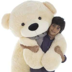   Cuddles Super Soft Huggable Jumbo Cream Teddy Bear 65in Toys & Games