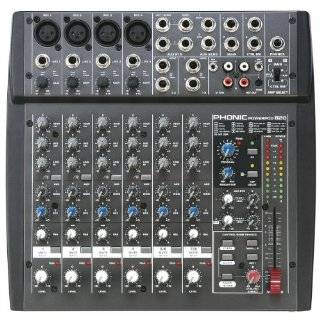  Phonic Powerpod 740 Plus 440W 7 Channel Powered Mixer with 