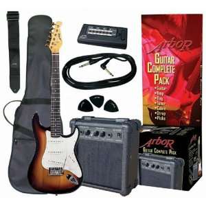  Sunburst Beginner Electric Guitar Package Musical 