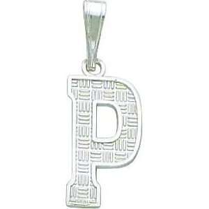  Sterling Silver Initial P Charm Jewelry