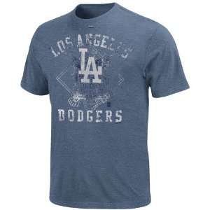  Majestic L.A. Dodgers Concentration Heathered T Shirt 