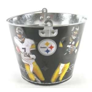 Pittsburgh Steelers Roethlisberger Metal Beer Bucket 
