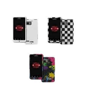    on Case Covers (White, Checker Square, Paint Splatter) Electronics
