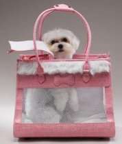CJKIDZ Shopping   East Side Collection   Princess Pink Dog Carrier 