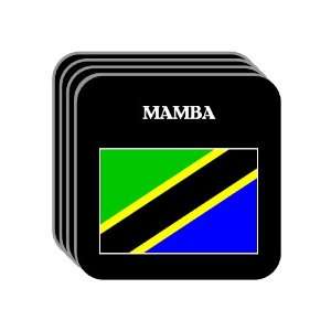  Tanzania   MAMBA Set of 4 Mini Mousepad Coasters 