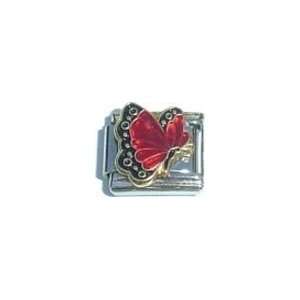 Clearly Charming July Ruby Color Butterfly Birthstone Insect Animal 
