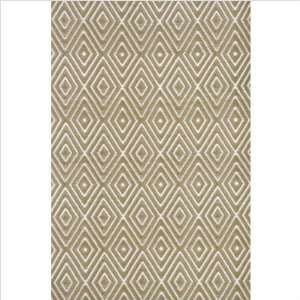   Rugs Woven Diamond Khaki / White Indoor / Outdoor Rug