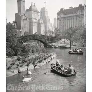  Boating in Central Park   1933