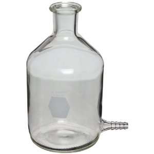 Kimble Kimax 14607 2000 Glass Aspirator with Bottom Hose Outlet, 2L 