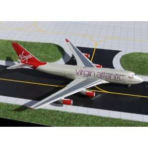  Gemini Jets Virgin Atlantic B747 400 Model Airplane Toys 