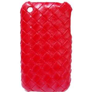  KingCase iPhone 3G & 3GS Hard Case   Classic Weave (Red 