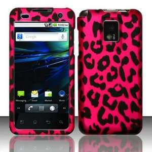  LG Optimus 2x G2X (T Mobile) Hot Pink Leopard Skin Rubber 