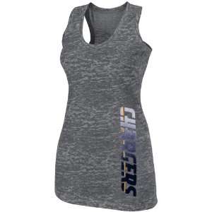  San Diego Chargers Womens Intense Defense II Gray Burnout 