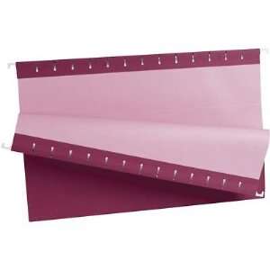   Brand Colored Hanging File Folders Legal Size, Maroon