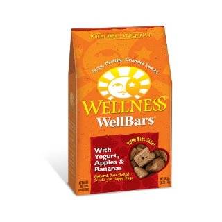 Wellness Wheat Free Oven Baked Biscuits for Dogs, WellBars Yogurt 