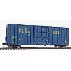   Hi Cube Paper Service Boxcar   Ready to Run    CSX #151299 (blue, Big