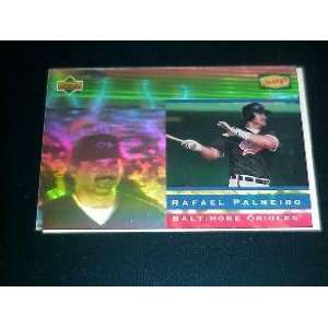  1995 dennys Rafael Palmiero Holographic Card Sports 