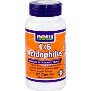  Now 4 X 6 Acidophilus, 120 Capsule