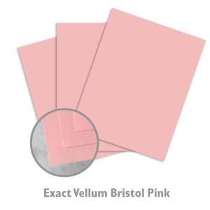  Exact Vellum Bristol Pink Paper   250/Package Office 