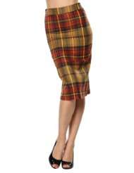 Kelly Nishimoto Yellow Plaid Skirt