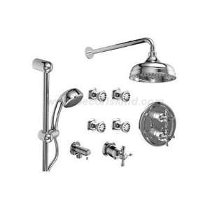 Riobel KIT#4MA+BNG Â¾ Thermostatic system with hand shower rail 4 