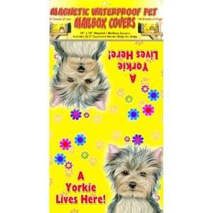  Yorkiw (puppy look) 18 x 18 Fully Magnetic Dog Mailbox 