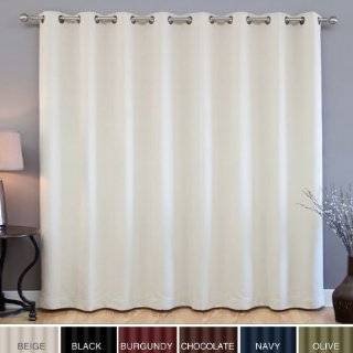 Wide Width Grommet Top Thermal Blackout Curtain 100W X 95L Panel 