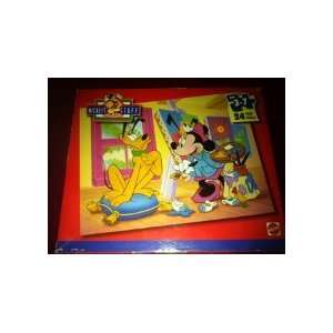 Minnie Mouse and Pluto 24 Piece Puzzle 13in. x 10in.