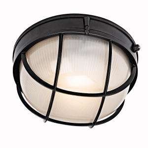  Outdoor Wall Sconce 1Lt Fluore OUTDOOR Black Painted