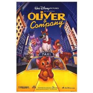  Oliver And Company Original Movie Poster, 27 x 40 (1996 