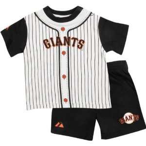  San Francisco Giants Toddler Pinstripe Short Set Sports 