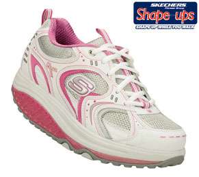   Shape Ups Womens Action Packed Aware Pink Sneakers Shoes ShapeUps