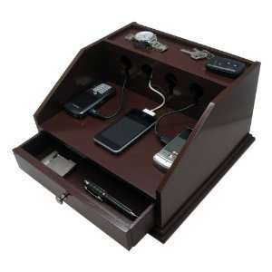  Heiden Deluxe Charging Station Valet   Brown Everything 